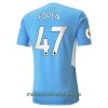 Manchester City Phil Foden 47 Hjemme 2021-22 - Herre Fotballdrakt